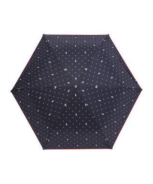 MOONBAT POLO RALPH LAUREN（ポロ ラルフローレン）晴雨兼用日傘 ドット 遮光率100% 遮熱 遮熱 UV ネイビー