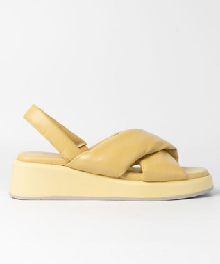 BONTRE 【BONTRE/ボントレ】パフィーストラップサンダル/40352-US イエロー