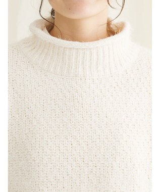 CRAFT STANDARD BOUTIQUE バスケットモールスタンドネックプルオーバー Ivory