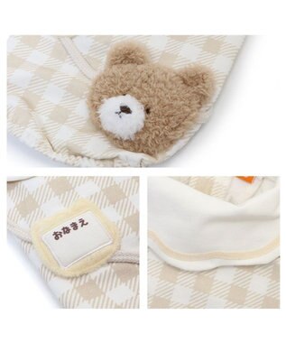 PET PARADISE ペットパラダイス くまちゃん チェック 園児服 小型犬 ベージュ