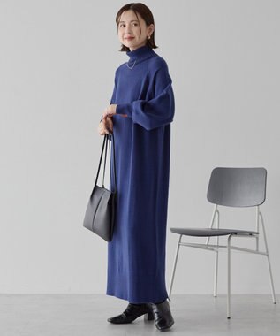 AMERICAN HOLIC バイパチモックネックニットワンピース