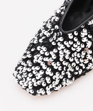 BEIGE， 【一部店舗限定】HENRI EN VARGO / MATHILDE スパンコールメリージェーン Silver