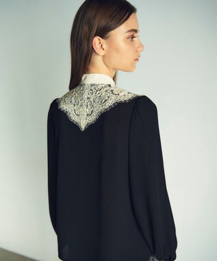 バイカラーレースブラウス / GRACE CONTINENTAL | ファッション通販