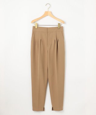 組曲 ライトダブルクロス テーパードパンツ ベージュ系