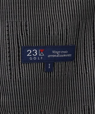 23区GOLF 【WOMEN】ロゴジャガードトラックジャケット ブラック系5