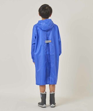 BEAMS SCHOOL レインコート ランドセル対応／収納袋付き ブルー