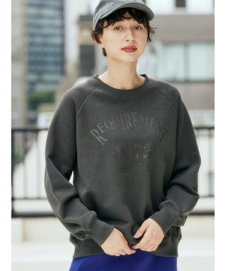 AMERICAN HOLIC ラグランロゴスウェット2 Charcoal Gray