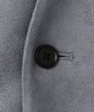 JOSEPH HOMME 新素材【ストレッチ/光沢感】レザーライクジャージー　カーディガン ライトグレー系