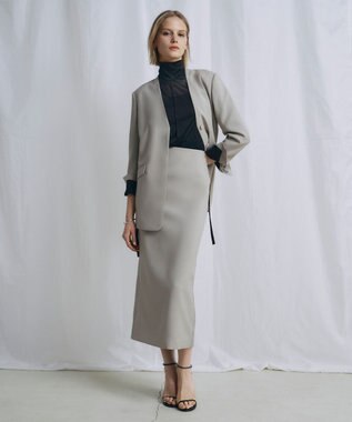 ICB L 【WEB＆一部店舗限定】SheerSerika ハイネックプルオーバー ブラック系