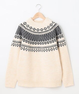 SHARE PARK LADIES ノルディックプルオーバー アイボリー系