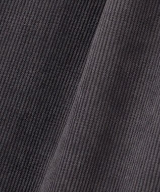 23区 【SLOW/一部店舗限定】ソフトコーデュロイ ワイドパンツ グレー系