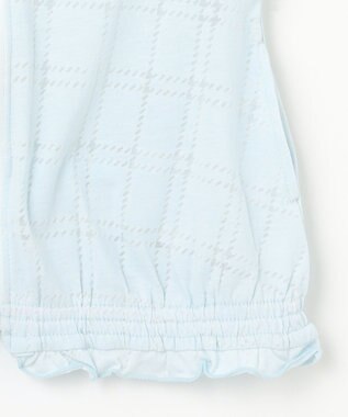 組曲 KIDS 【90-100㎝】オパールチェック パーカー サックスブルー系