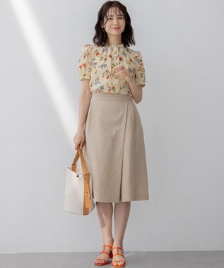 組曲 【WEB限定】ラップパンツ ベージュ系