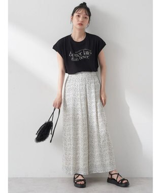 earth music&ecology ｂｅｔｔｅｒ　ｌａｔｅ　フレンチＴ Black