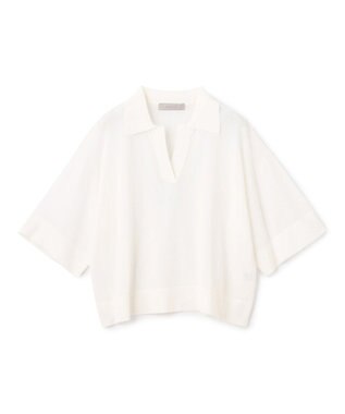 UNFILO フロスティコットン スキッパーニット オフ