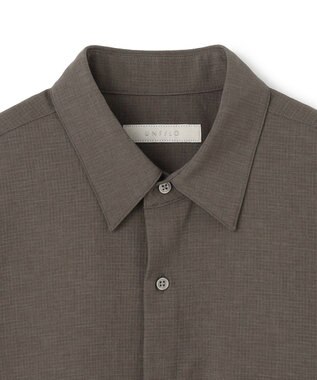 UNFILO MENS 【メンズノンノWEB掲載】BREEZEMOVE シャツ【東レ開発素材】 モカ
