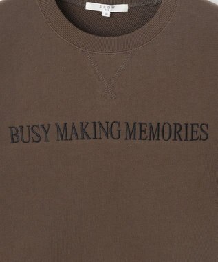 23区 L 【SLOW/一部店舗限定】ハイゲージテリー スウェット モカxブラック