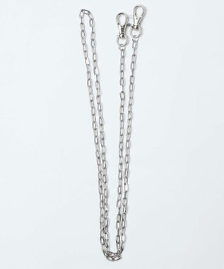 WEGO シンプルチェーンストラップB シルバー