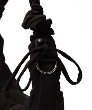 WEGO 【ユニセックス着用ITEM】ハーフムーンドロストショルダー ブラック