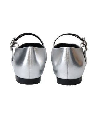 Bridget Birkin 【PARADIS COULEUR】ラウンドトウソフトレザーメリージェーン シルバー