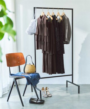 組曲 S 【入江未悠さんコラボ】ギャザーライトデシンティアード ブラウス チョコレートブラウン系