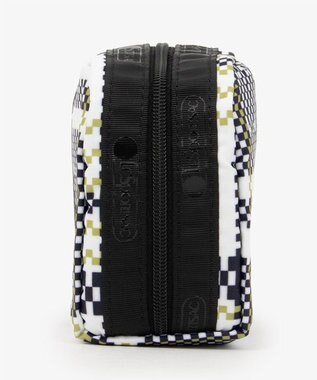 LeSportsac SQUARE COSMETIC/ピクセルスクランブルチェック ピクセルスクランブルチェック