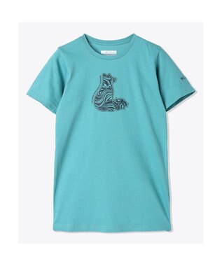 Columbia Columbia/ 【KIDS】ミッションレイクショートスリーブグラフィックシャツ /コロンビア Teal、 Foxy Swirl