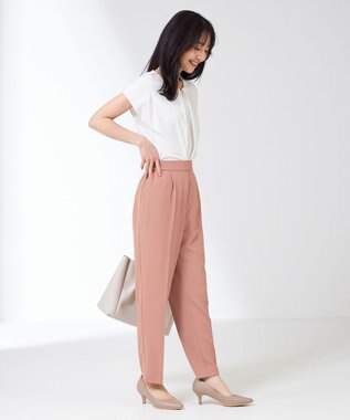 ANY SIS 【吸水速乾・UVケア・接触冷感】コンフォートジャージークリアフレンチスリーブ カットソー オフホワイト