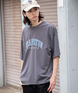 WEGO 【接触冷感/ユニセックス着用ITEM】カレッジロゴグラフィックT（SS） スミクロ