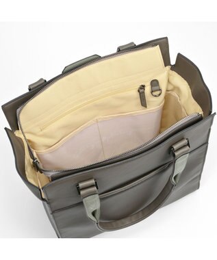 ACE BAGS & LUGGAGE W&.Day/Night リリ バーチカルトート A4サイズ 13.3インチPC 15176 ダブルアンドデイナイト チャコール