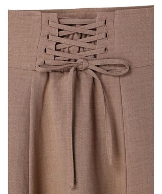 earth music&ecology バックレースアップスカート Mocha