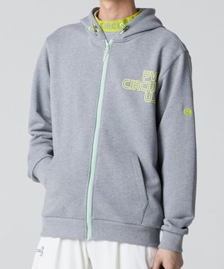  【MEN】アスレジャー 裏毛 ジップアップ パーカー