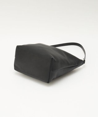 russet 《3/4～価格改定》ソフトレザーシンプルショルダーバッグ(CE-1328-WEB) Black2