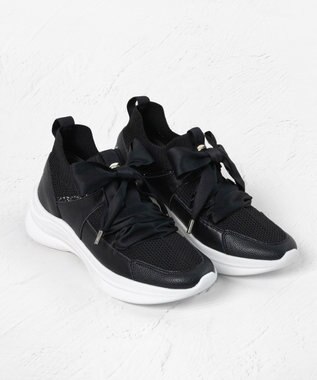 TOCCA POINT OF GLITTER  KNIT SNEAKERS スニーカー ブラック系