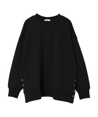 CRAFT STANDARD BOUTIQUE 裏毛リングドットプルオーバー Black