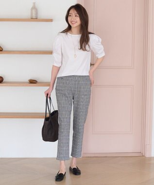 ANY シルケットスムース ツイストタックスリーブトップス オフ