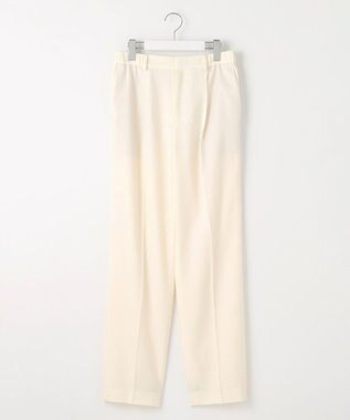 自由区 ウールサキソニーテーパード パンツ アイボリー系