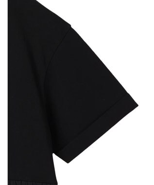 earth music&ecology 異素材チュニックカットソー Black