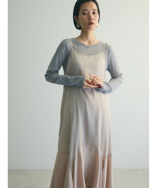 Green Parks ａ．マーメイドキャミワンピース Light Beige