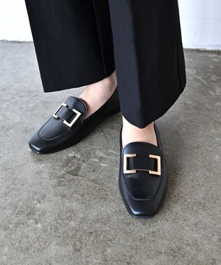 Pointer 日本製 国産牛革ローファー ブラック