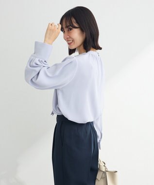 Green Parks ２ｗａｙボウタイブラウス Sax