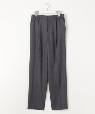 自由区 ウールサキソニーテーパード パンツ グレー系