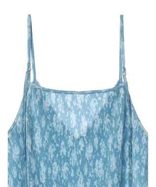 Green Parks 前後２ｗａｙ　プリーツキャミワンピース Blue