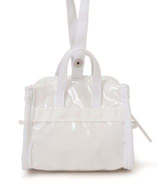 LeSportsac MICRO WEEKENDER CHARM/ホワイトグリマーシャイン ホワイトグリマーシャイン