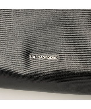LA BAGAGERIE コーティングキャンバス 2WAYショルダーバッグ ライトベージュ