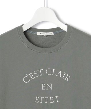 23区 【洗える】コットンテリー ロゴ スウェット モスグリーン系