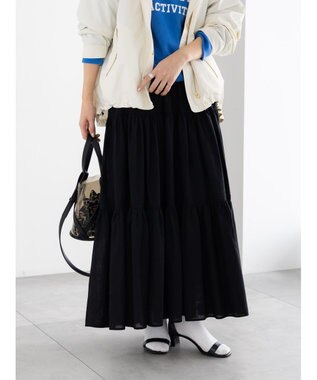 Te chichi コットンボイルティアードスカート《2026 spring catalog item》