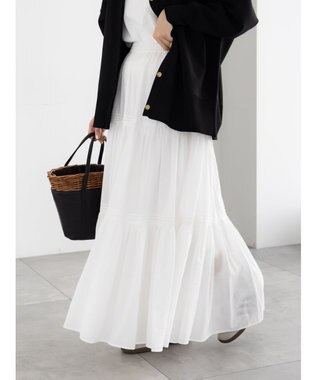 Te chichi コットンボイルティアードスカート《2026 spring catalog item》