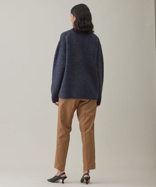 UNFILO MENS 【男女兼用】へアリー ニットカーディガン チャコール