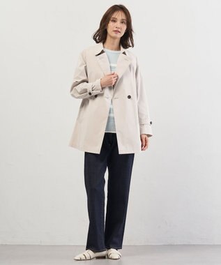 J.PRESS LADIES 【洗える】BASIC STRETCH DENIM ボーイフィット デニム インディゴ系